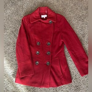 Women’s wool peacoat. Calvin Klein.